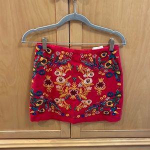 Altar’d state embroidered skirt